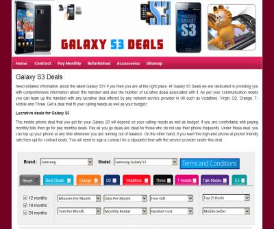 Compare best Galaxy S3 deals