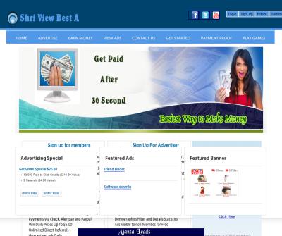 Shri View Best Ads | Get paid to read e-mails, click links, signups, refer other