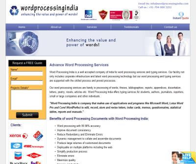 Word Processing Services