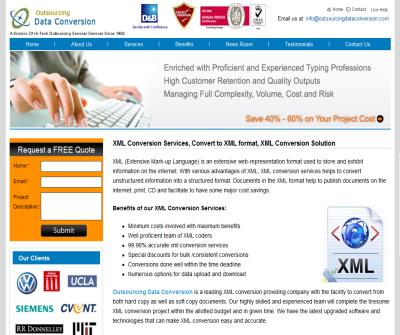 XML conversion services