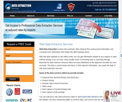 Web data extraction