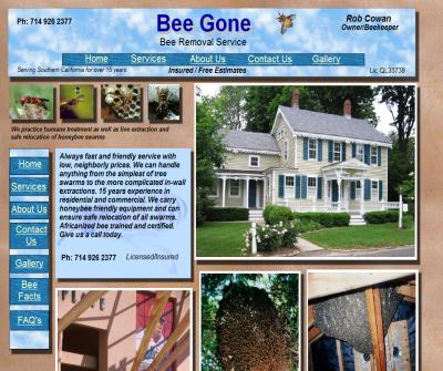 Bee Gone Bee Removal