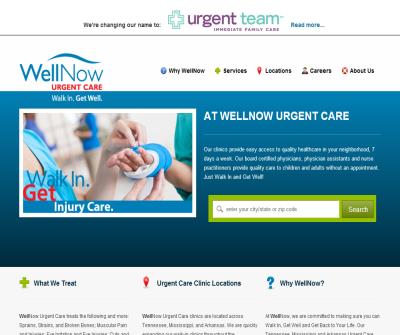 WellNow Urgent Care: Walk in sick, get well quick. No appointment necessary, open 7 days week.  