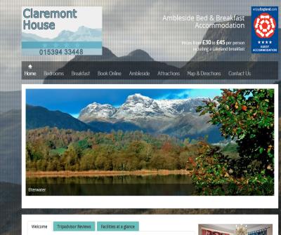 Claremont House B&B in Ambleside