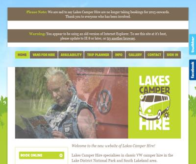 Lakes VW Camper Hire