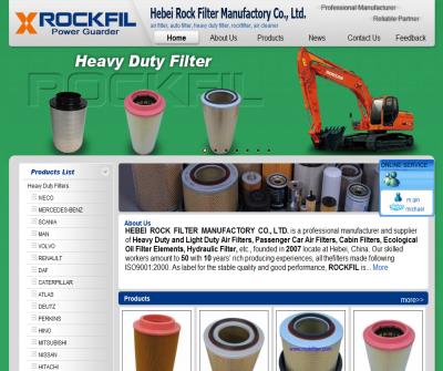 air filter   china auto filter  heavy duty filter Manufacturers rockfilter supplier â€”Hebei Rock Filter Manufactory Co., Ltd.