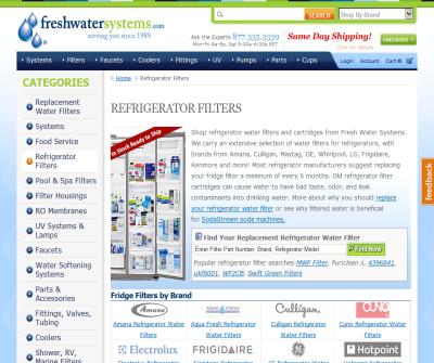 Refrigerator filters â€“ Replacement water filters