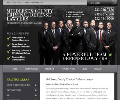 Middlesex County NJ Criminal Defense Attorney