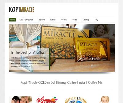 Kopi MIRACLE - Miracle Coffee - Jual KOPI Miracle - Kopi Miracle Jakarta