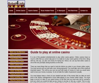 Online Casino - Sports betting