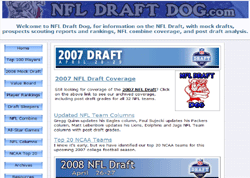 NFL Draft Dog