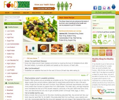 Healthy Food Recipes, Healthy Recipes, Health Articles: Food2GoodHealth 