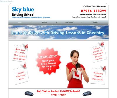 Driving Lessons Coventry - Learn to Drive in Coventry with Sky Blue Driving School Coventry