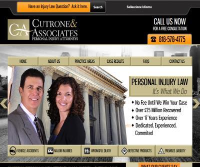 We offer a free personal injury consultation. Over 17 years of experience in car accidents and injury law.