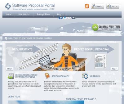 SWproposal Software Proposal Template and Proposal Manager System 