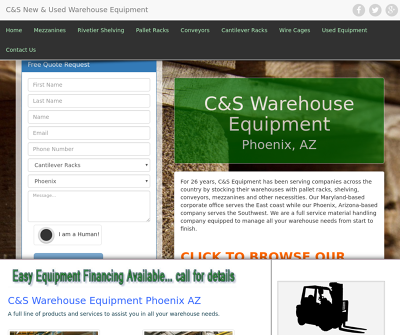 C&S New & Used Warehouse Equipment Phoenix AZ