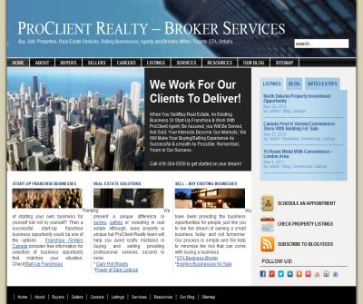 ProClient Realty Inc., Brokerage Milton - Real Estate Services