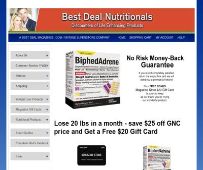 Best Deal Nutritionals, Inc.