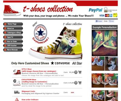 T-Shoescollection.com - Customized CONVERSE ALL STAR shoes