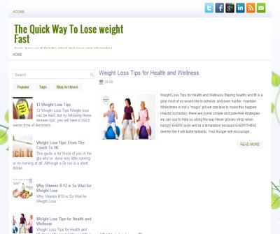 The Quick Way To Lose weight Fast