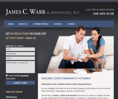 Oakland County Bankruptcy Lawyer