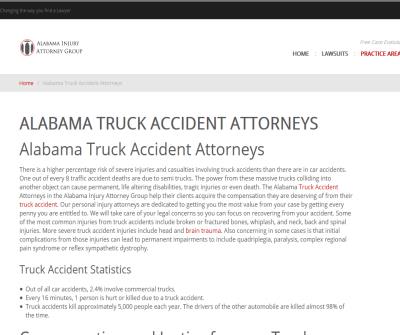 Alabama trucking accident lawyers