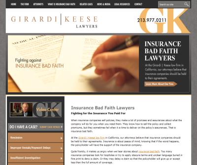 Bad Faith Insurance Attorneys