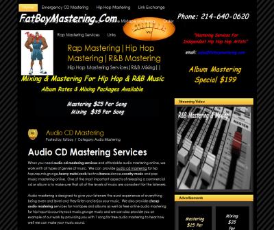 Hip Hop Mastering & Mixing