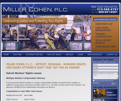 Detroit Workers' Rights Attorneys at Miller Cohen