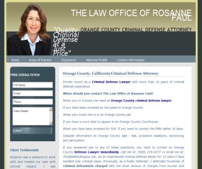 The Law Office Of Rosanne Faul - Orange County Criminal Defense Attorney