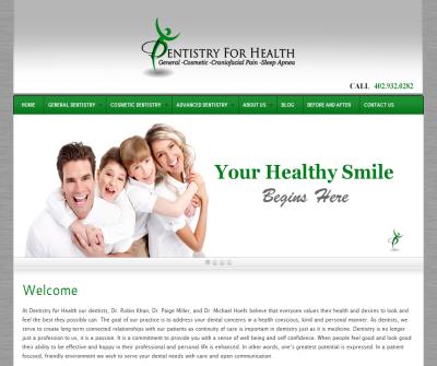 Dentists, Dr. Robin Khan, Dr. Paige Miller, and Dr. Michael Hoefs