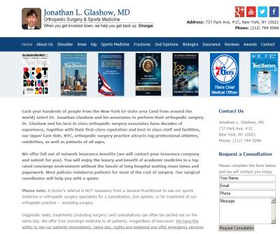 Jonathan L. Glashow, MD: Orthopedic Surgeon