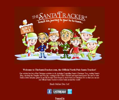 TheSantaTracker.com :: The North Pole's Official Santa Tracker!