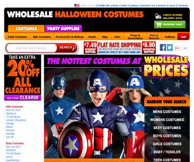 Whole Sale Halloween Costumes