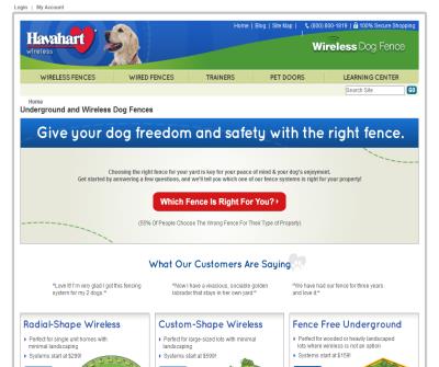 Havahart Wireless and In-ground Dog Fencing Systems