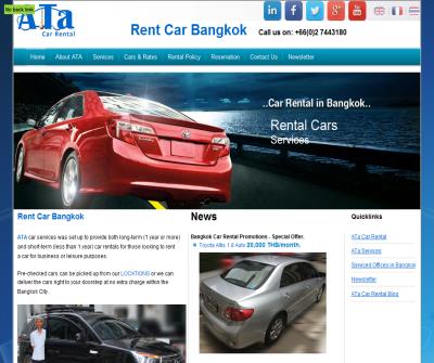 Rent car in Bangkok with Ata Car Rental