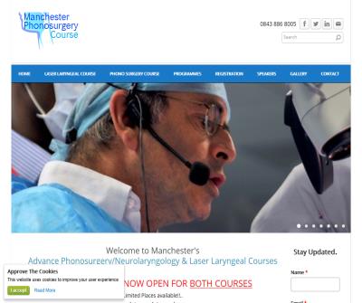 Manchester Laryngology & Phonosugery Course.
