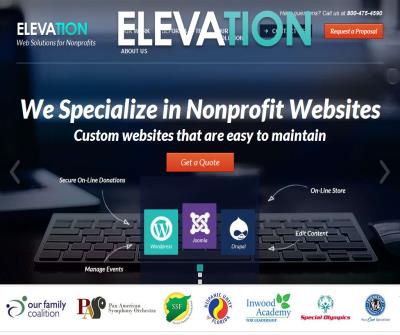 Web Design for Non Profits - Elevation Web