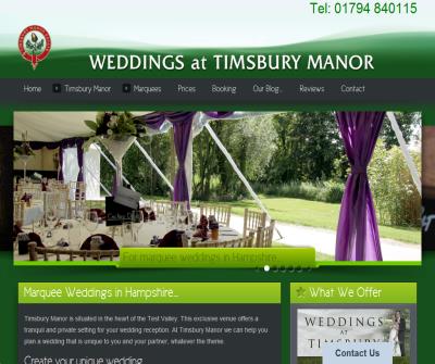 Timsbury Manor Weddings
