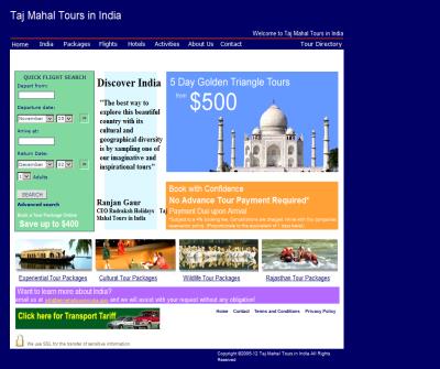 Taj Mahal tours in india