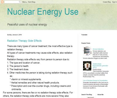 Nuclear Energy Use