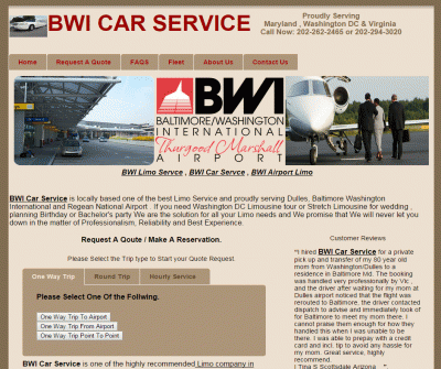 BWI Car Service & Airport Limo Service