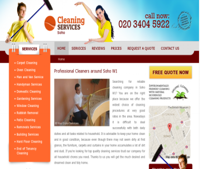 Cleaning Services Soho