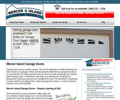 Garage Door Repair & Installations Mercer Island Washington
