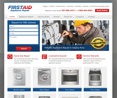 First Aid Appliance Repair provides reliable and affordable repair services