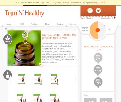 Trim N Healthy Natural Weight Loss Product
