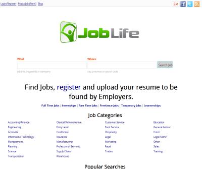 Joblife -South African Job Search Engine