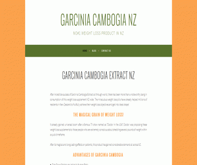 Garcinia Cambogia NZ - Weight Loss Product in NZ