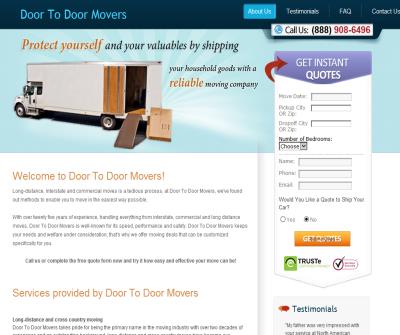 Door To Door Mover - Long-distance, interstate and commercial movers