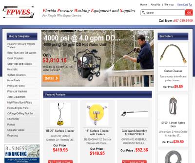Florida Pressure Washing Equipment and Supplies